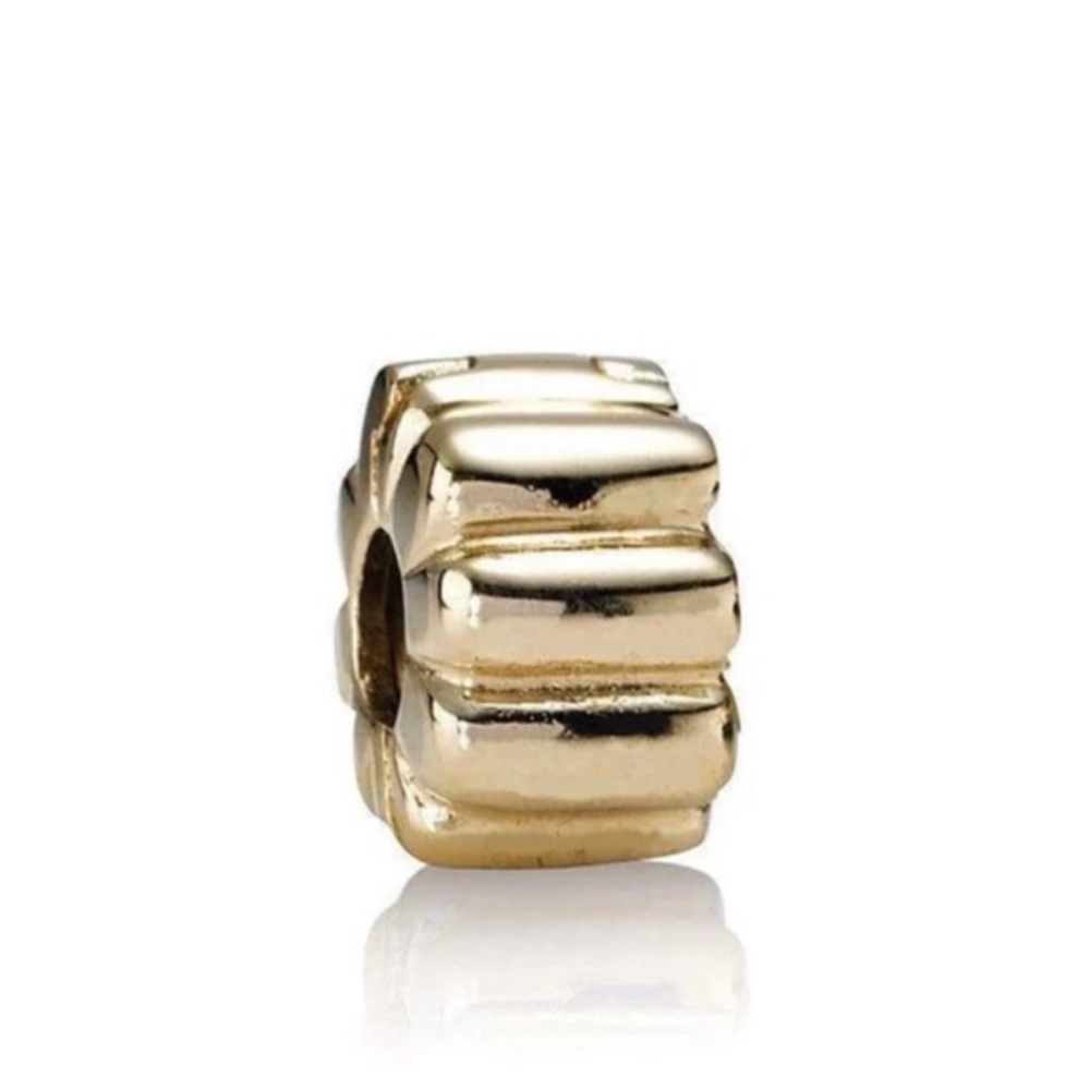 14K Authentic Pandora clip bead - like new condition